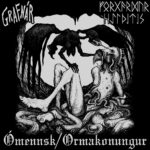 Grafnár / Forgarður Helvítis - Ómennsk / Ormakonungur (Split tape) CS - Image 2
